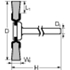 Immagine di PFERD Spazzole a disco con gambo, filo non ritorto RBU 1602/2,34 ST 0,10