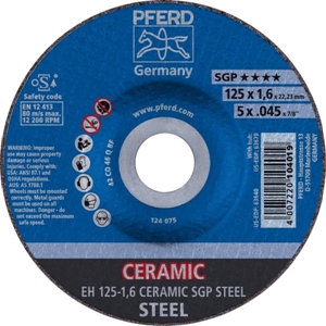 Immagine di PFERD Dischi da taglio EH 125-1,6 CERAMIC SGP STEEL