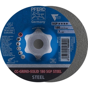 Immagine di PFERD disco da sbavo CC-GRIND CC-GRIND-SOLID 180 SGP STEEL