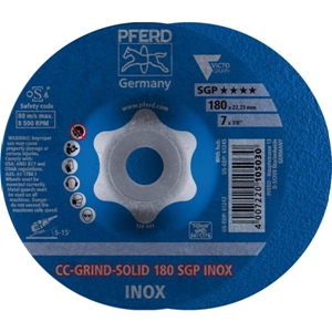 Immagine di PFERD disco da sbavo CC-GRIND CC-GRIND-SOLID 180 SGP INOX