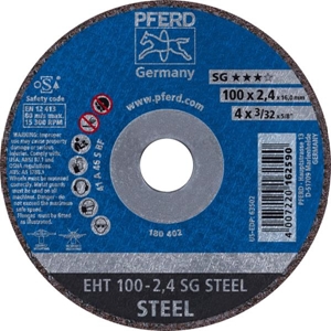 Immagine di PFERD Dischi da taglio EHT 100-2,4 SG STEEL/16,0