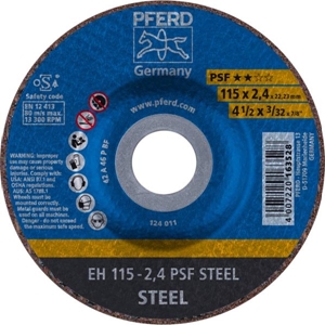 Immagine di PFERD Dischi da taglio EH 115-2,4 PSF STEEL