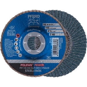 Immagine di PFERD Disco lamellare POLIFAN PFF 115 Z 40 SG POWER STEELOX