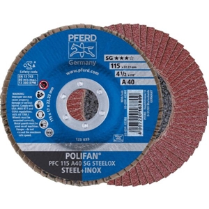 Immagine di PFERD Disco lamellare POLIFAN PFC 115 A 40 SG STEELOX