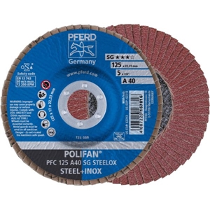 Immagine di PFERD Disco lamellare POLIFAN PFC 125 A 40 SG STEELOX