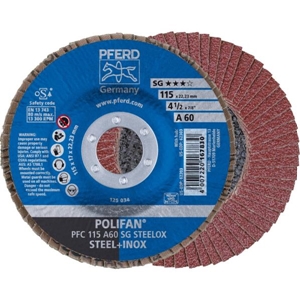 Immagine di PFERD Disco lamellare POLIFAN PFC 115 A 60 SG STEELOX