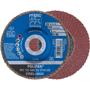 Immagine di PFERD Disco lamellare POLIFAN PFC 125 A 80 SG STEELOX