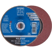 Immagine di PFERD Disco lamellare POLIFAN PFC 180 A 80 SG STEELOX