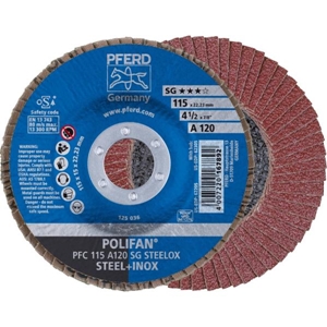 Immagine di PFERD Disco lamellare POLIFAN PFC 115 A 120 SG STEELOX