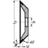 Immagine di PFERD Utensili abrasivi CBN 12V9 100-2-10-20 B 126 PHT C75