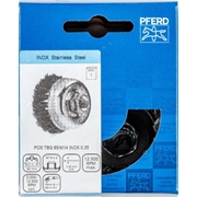 Immagine di PFERD Spazzole a tazza con foro filettato, filo ritorto POS TBG 65/M14 INOX 0,35