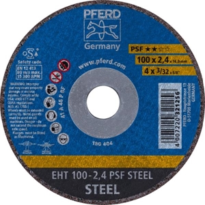 Immagine di PFERD Dischi da taglio EHT 100-2,4 PSF STEEL/16,0