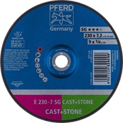 Immagine di PFERD Dischi da sbavo E 230-7 SG CAST+STONE