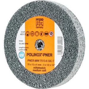 Immagine di PFERD Ruote abrasive compatte POLINOX PNER-MW 7513-6 SiC F