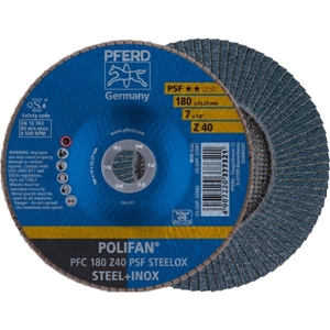 Immagine di PFERD Disco lamellare POLIFAN PFC 180 Z 40 PSF STEELOX