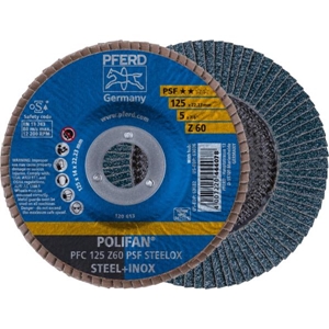 Immagine di PFERD Disco lamellare POLIFAN PFC 125 Z 60 PSF STEELOX