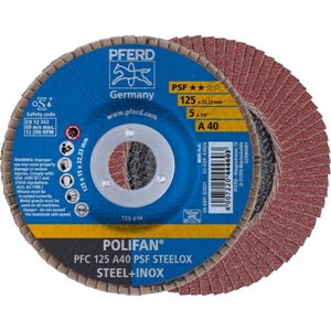 Immagine di PFERD Disco lamellare POLIFAN PFC 125 A 40 PSF STEELOX