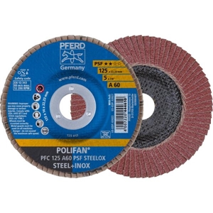 Immagine di PFERD Disco lamellare POLIFAN PFC 125 A 60 PSF STEELOX