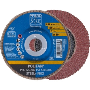 Immagine di PFERD Disco lamellare POLIFAN PFC 125 A 80 PSF STEELOX