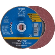 Immagine di PFERD Disco lamellare POLIFAN PFC 180 A 60 PSF STEELOX