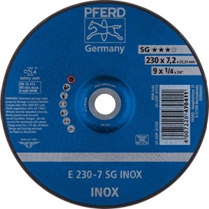 Immagine di PFERD Dischi da sbavo E 230-7 SG INOX