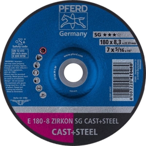 Immagine di PFERD Dischi da sbavo E 180-8 ZIRKON SG CAST+STEEL