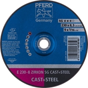 Immagine di PFERD Dischi da sbavo E 230-8 ZIRKON SG CAST+STEEL