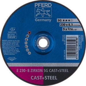 Immagine di PFERD Dischi da sbavo E 230-8 ZIRKON SG CAST+STEEL