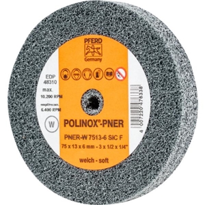 Immagine di PFERD Ruote abrasive compatte POLINOX PNER-W 7513-6 SiC F