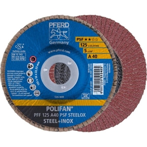 Immagine di PFERD Disco lamellare POLIFAN PFF 125 A 40 PSF STEELOX