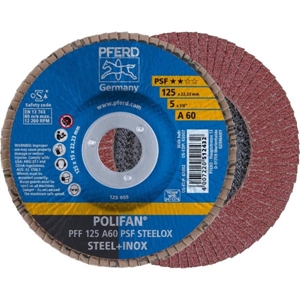 Immagine di PFERD Disco lamellare POLIFAN PFF 125 A 60 PSF STEELOX