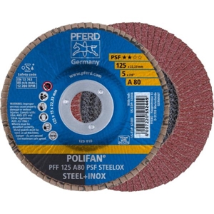 Immagine di PFERD Disco lamellare POLIFAN PFF 125 A 80 PSF STEELOX