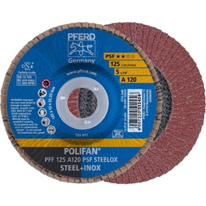 Immagine di PFERD Disco lamellare POLIFAN PFF 125 A 120 PSF STEELOX