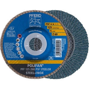 Immagine di PFERD Disco lamellare POLIFAN PFF 125 Z 60 PSF STEELOX