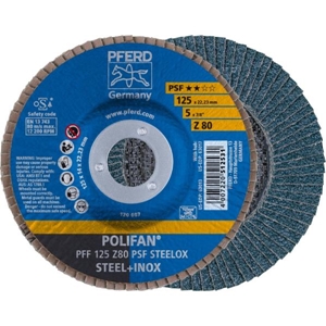 Immagine di PFERD Disco lamellare POLIFAN PFF 125 Z 80 PSF STEELOX