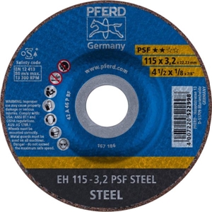 Immagine di PFERD Dischi da taglio EH 115-3,2 PSF STEEL