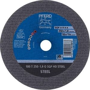 Immagine di PFERD Dischi da taglio HEAVY DUTY 100 T 250-1,8 Q SGP HD STEEL/30,0