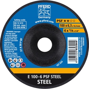 Immagine di PFERD Dischi da sbavo E 100-6 PSF STEEL/16,0