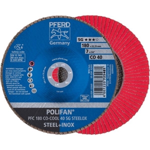 Immagine di PFERD Disco lamellare POLIFAN PFC 180 CO-COOL 40 SG STEELOX