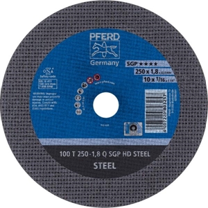 Immagine di PFERD Dischi da taglio HEAVY DUTY 100 T 250-1,8 Q SGP HD STEEL/32,0