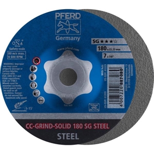 Immagine di PFERD disco da sbavo CC-GRIND CC-GRIND-SOLID 180 SG STEEL