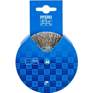 Immagine di PFERD Spazzole a disco con gambo, filo non ritorto POS RBU 10010/6 INOX 0,30