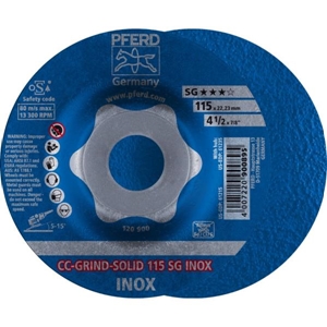 Immagine di PFERD Dischi da sbavo CC-GRIND-SOLID CC-GRIND-SOLID 115 SG INOX