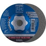 Immagine di PFERD disco da sbavo CC-GRIND CC-GRIND-SOLID 100 SG STEEL/16,0