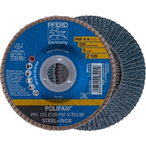 Immagine di PFERD Disco lamellare POLIFAN PFC 125 Z 120 PSF STEELOX