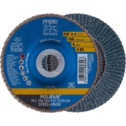 Immagine di PFERD Disco lamellare POLIFAN PFC 100 Z 80 PSF STEELOX/16,0