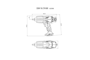 Immagine di SSW 18 LTX 600 Avvitatore a massa battente a batteria