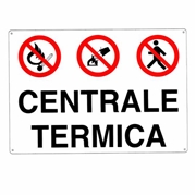 Immagine di CARTELLO ALL CENTRALE TERMICA