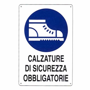 Immagine di CARTELLO ALL CALZATURE SICUREZZA