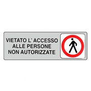 Immagine di ETICHETTA VIETATO L'ACCESSO